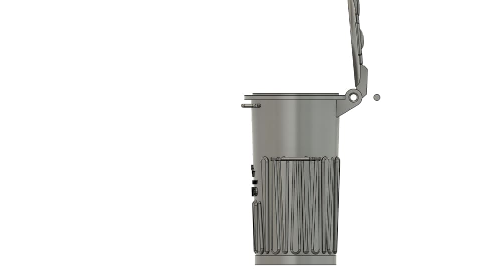 10Stk Mülltonne Ddr H0