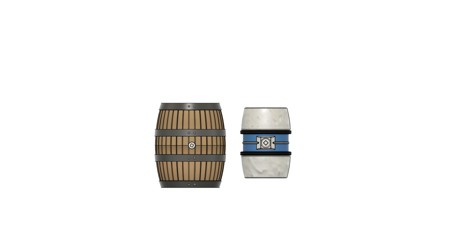 12stk Bierfass 30L / 50L H0 BS