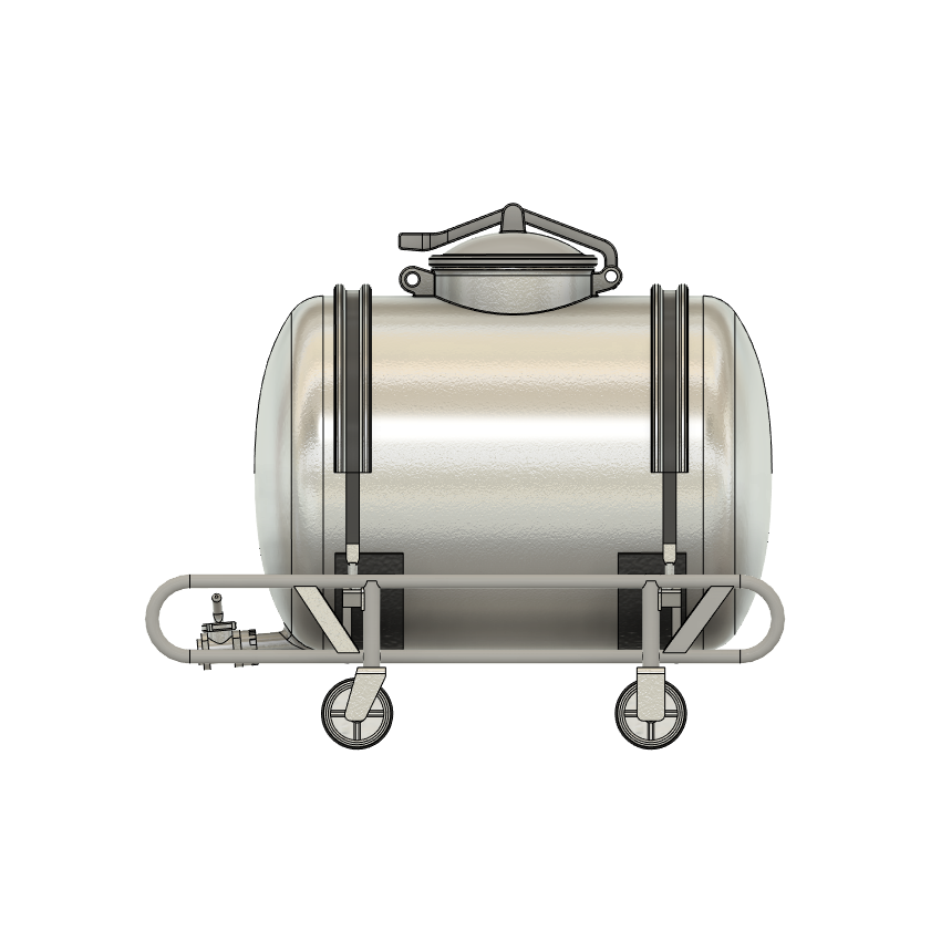 6 Milchfässer á 1000L BS TT