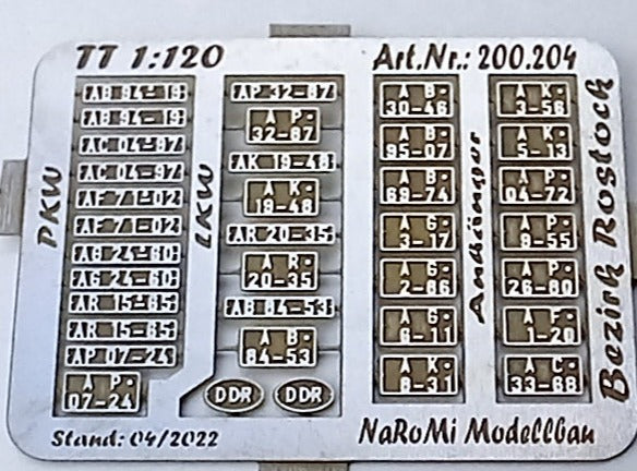 KFZ Kennzeichen Bezirk Rostock