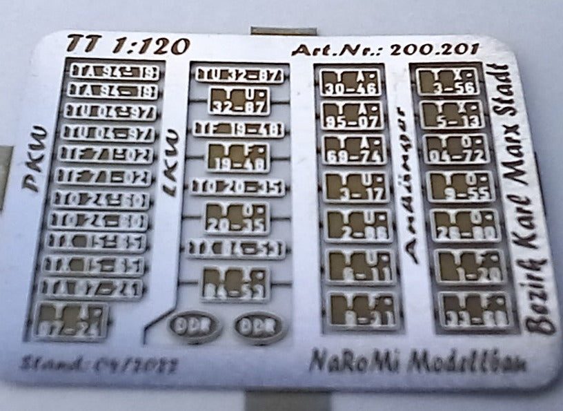 KFZ Kennzeichen Bezirk Karl-Marx Stadt