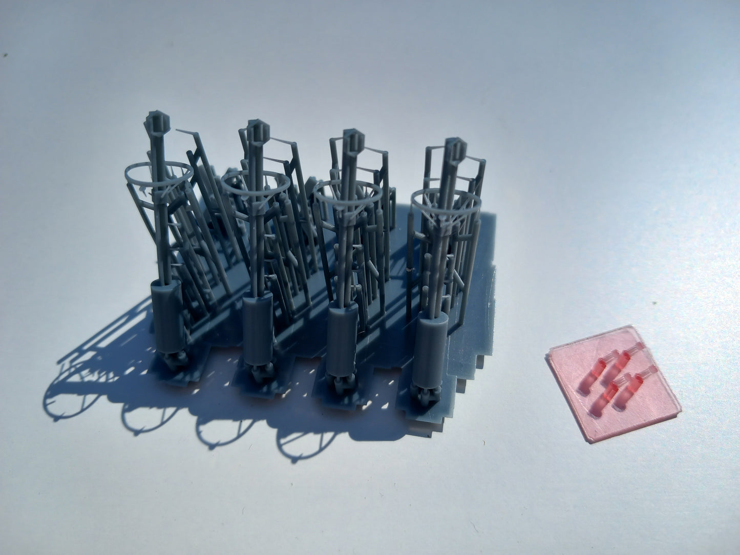 4stk Andreaskreuz DDR TT mit Licht BS
