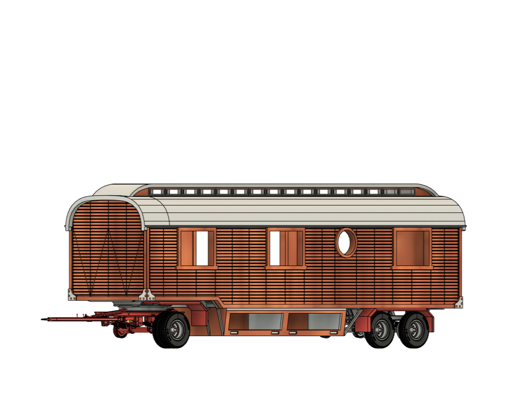 Wohnwagen Bauart Pfaff 3Achser BS TT