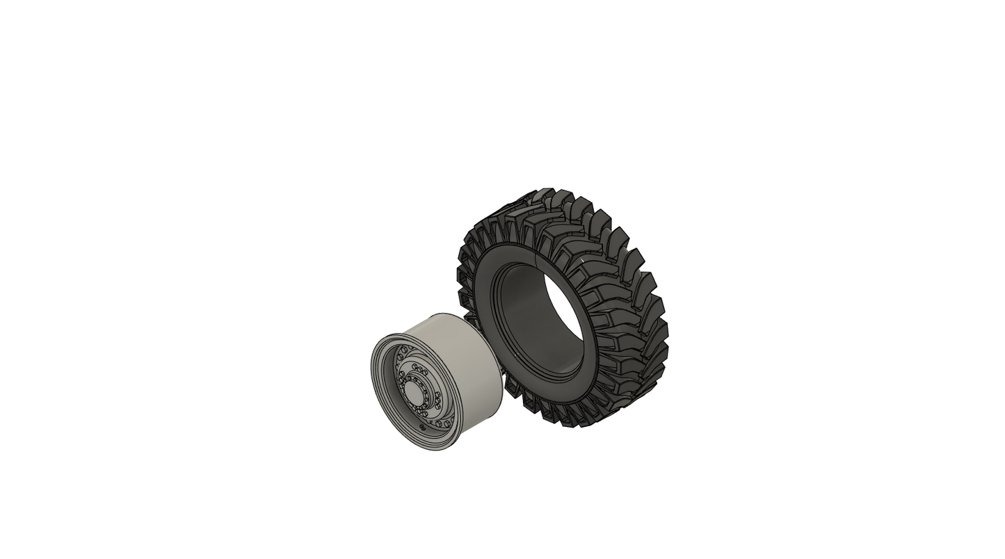 1 Radsatz für MDK 404 6 oder 8 Rad BS H0