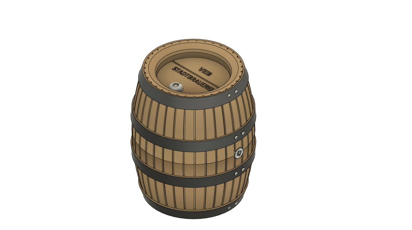 12stk Bierfass 30L / 50L H0 BS