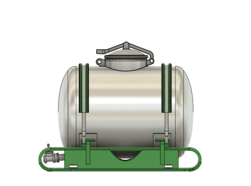 6 Milchfässer á 1000L BS TT