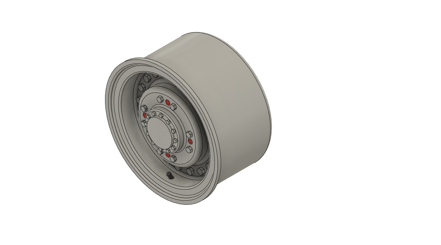 1 Radsatz für MDK 404 6 oder 8 Rad BS H0
