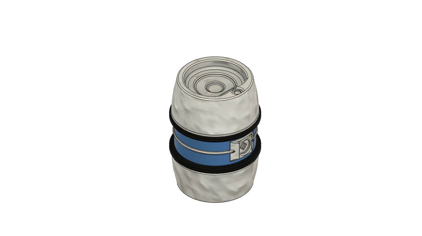 12stk Bierfass 30L / 50L H0 BS