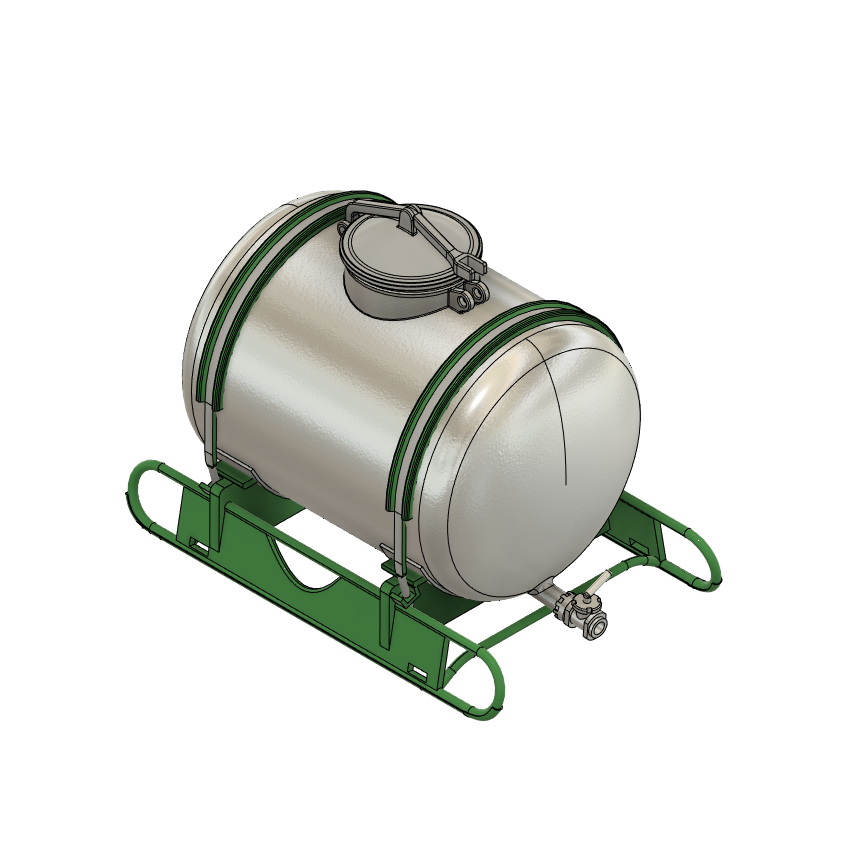 6 Milchfässer á 1000L BS TT