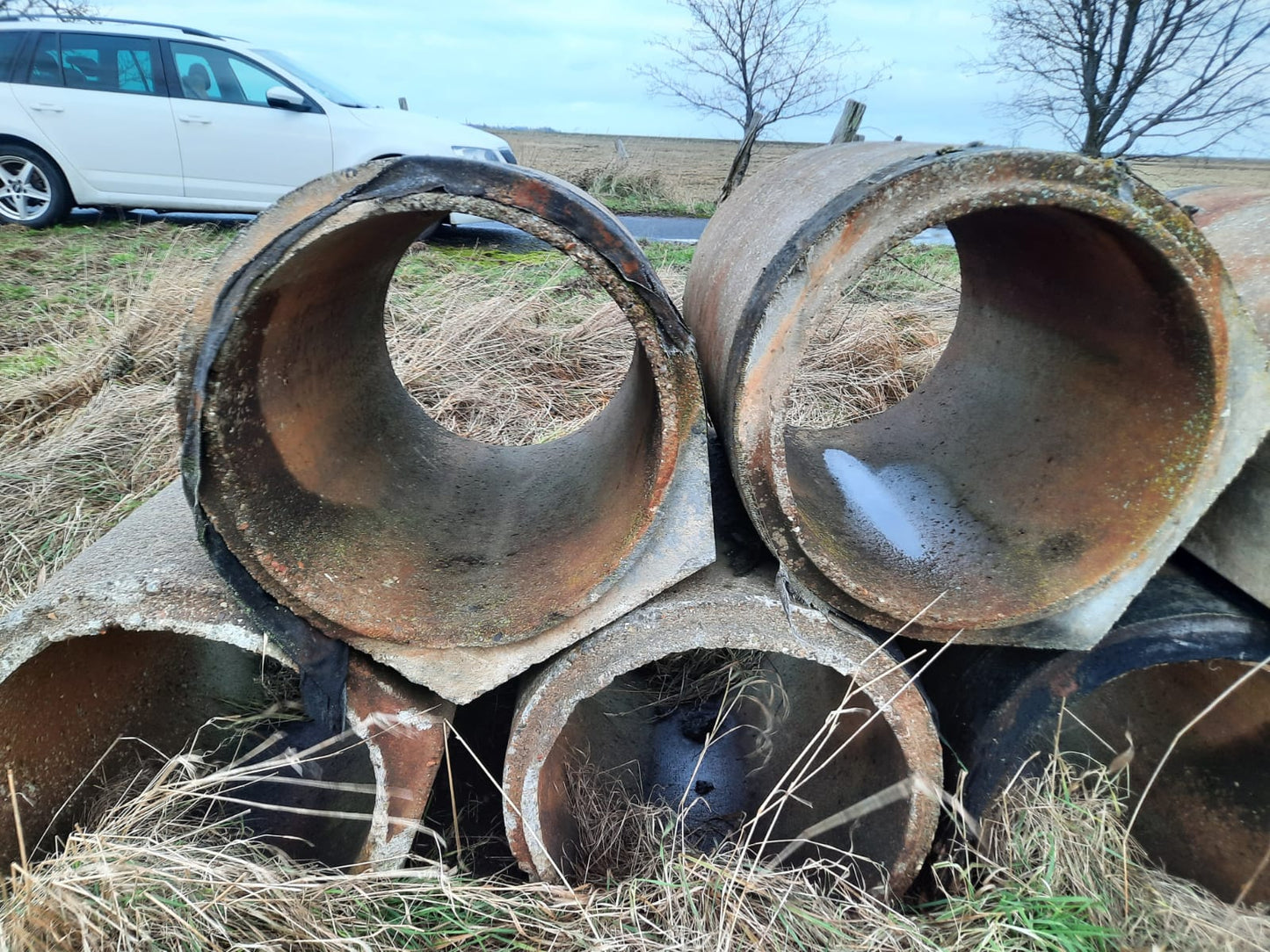 12Stk Betonrohr DDR TGL 9892 N