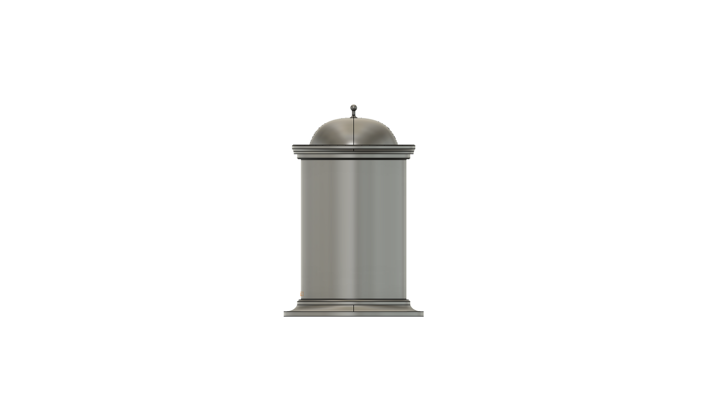 4stk Litfasssäule Typ "Baabe" H0 BS