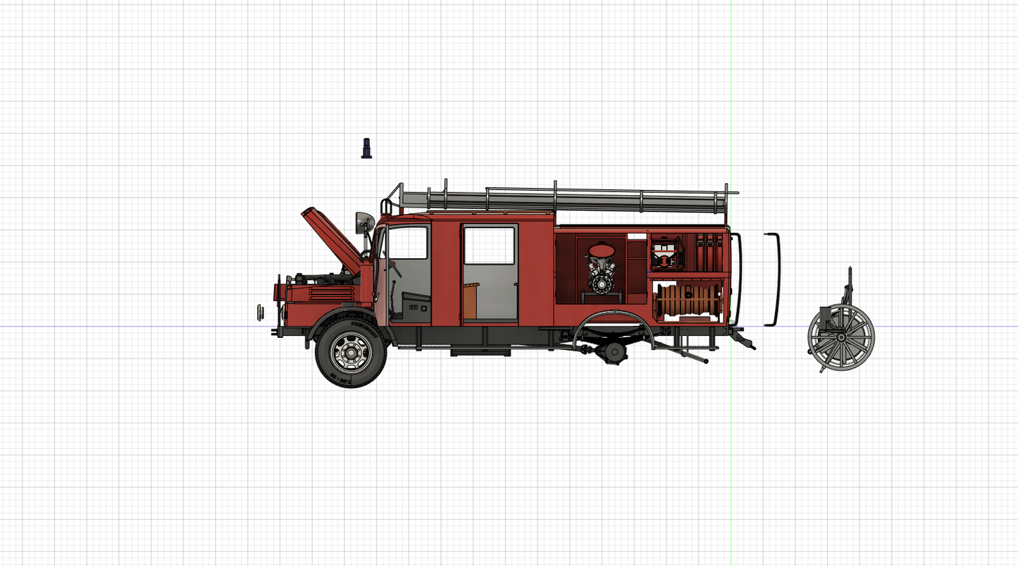 S4000 LF 16 Feuerwehr BS 1:43 Spur 0