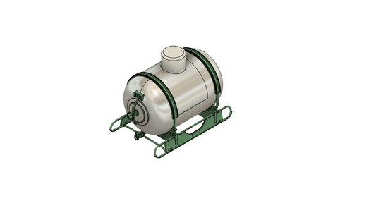 1 Alufass / Bierfass 2000L BS Spur 0