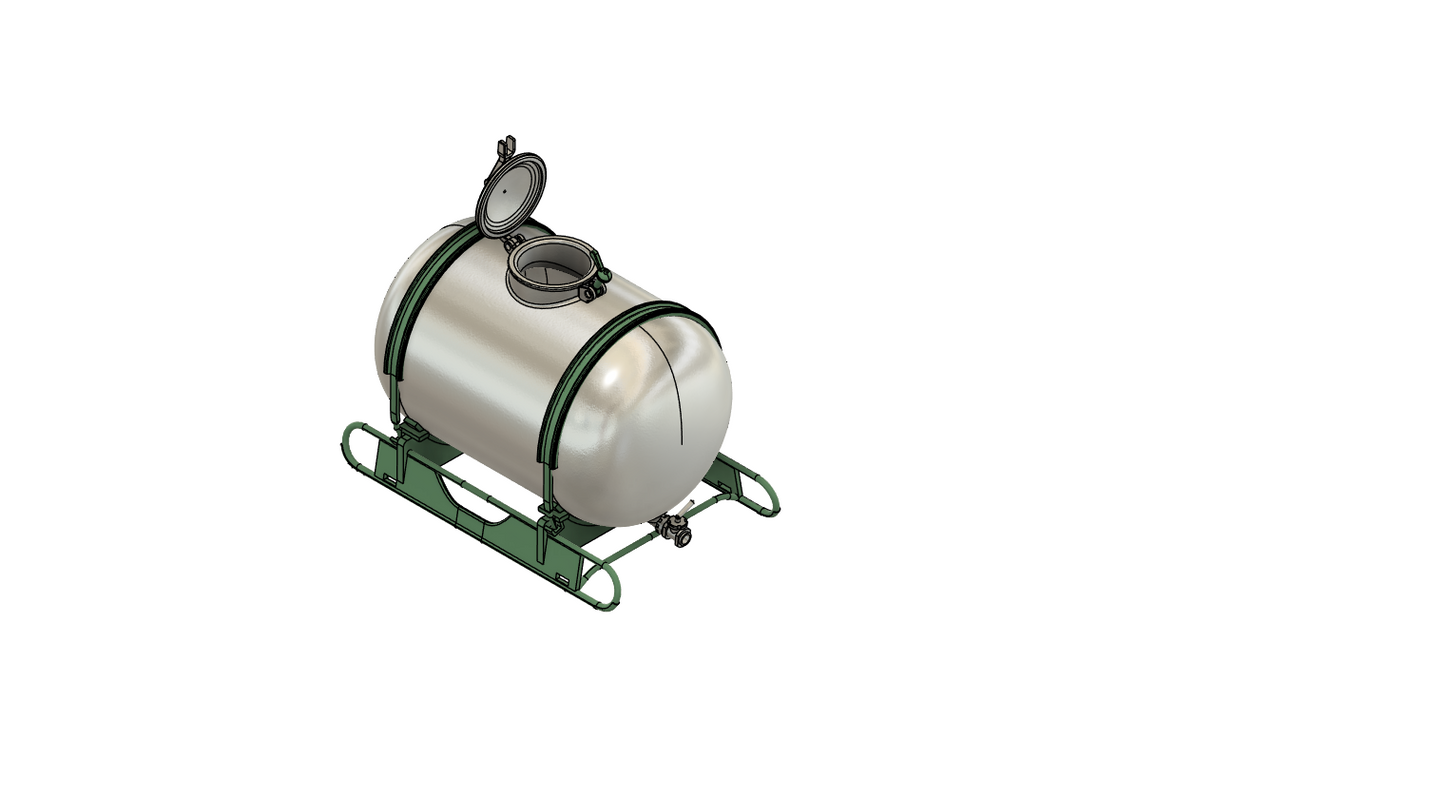 6 Milchfässer á 2000L BS TT