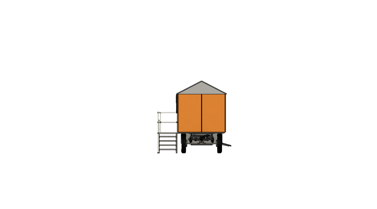 Wohnwagen Bauart HB40.81/6 m. 2 Fenster BS H0