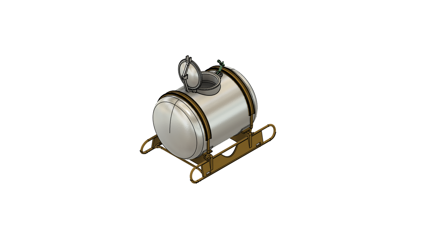 1 Alufass / Milchfass 1000L BS Spur 0