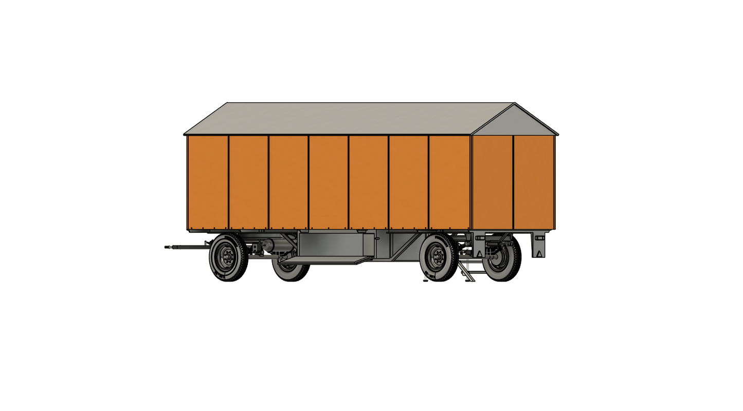 Wohnwagen Bauart HB40.81/6 m. 2 Fenster BS H0